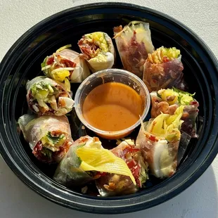 Vietnamese Special Roll, vegan option is available!