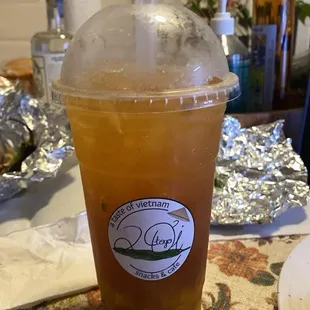 Tra xoai chanh day (mango passion fruit)