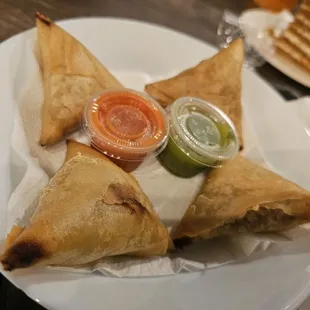 Chicken samosas