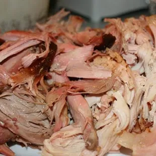 Pulled Pork - Seasoned and smoked all night long