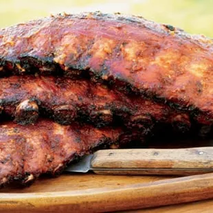 St. Louis Ribs - Dry rubbed and smoked for hours