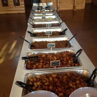 This was wedding reception for 200 at  Bridle Creek in Sperry Oklahoma catered by 2 POPS...