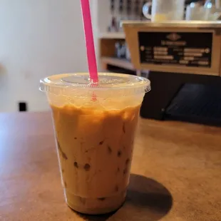 L.A. Lavender with oat milk