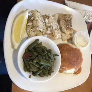Grilled Cod Dinner