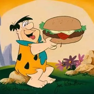 Even Fred Flintstone eats here!