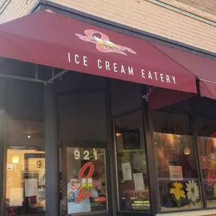 Outside of shop