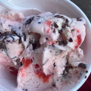 Cherry chocolate chip.  Delicious!