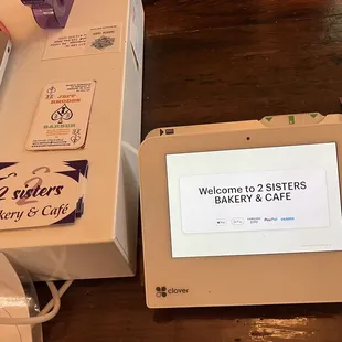 a tablet screen