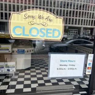 Update your hours on Yelp! This place always closes early Monday to Friday @ 3pm