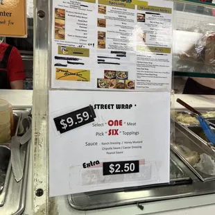 menu, sushi and sashimi