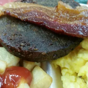 Sausage patty looked a little dark.