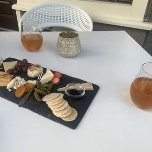 Cheese board was so yummy!
