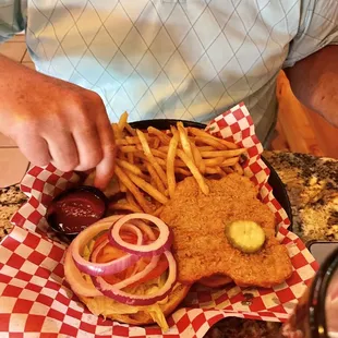 Fried Pork Tenderloin sandwich