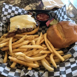 Bourbon Bacon basket. Good stuff