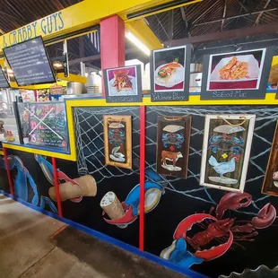 Cool seafood chowder bisque and more place, to go orders.