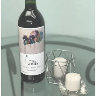 a bottle of caberne sauvignon 2 you red wine