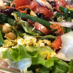Made a salad ! Yum!!