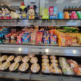 Assorted Asian snacks