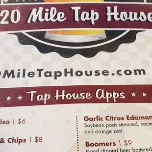 Restaurant Menu