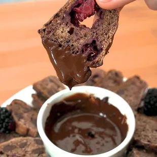 20 Shekels - Organic Sprouted Wheat Chocolate Blackberry Bread