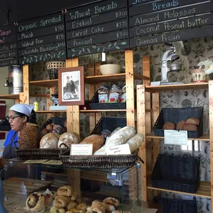 Selection of the bread in variety