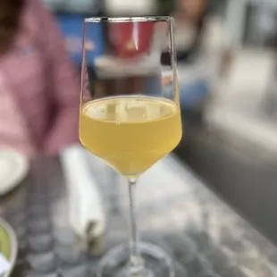 Orange wine, very nice