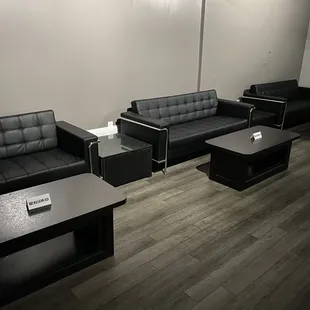 Reserved seating area October 2022