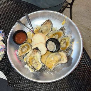 1/2 dozen oysters chargrilled