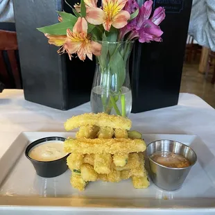 Fried zucchini starter