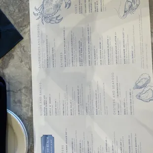 200 North oyster bar. New 2021 menu and new Chef!