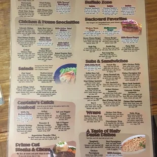 menu, sushi and sashimi