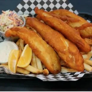 seafood, fish and chips, fish, food