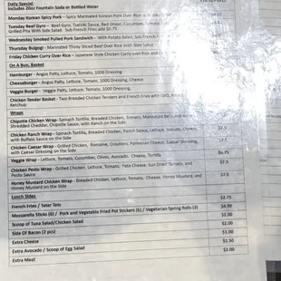 Menu 5/11/20 page 2