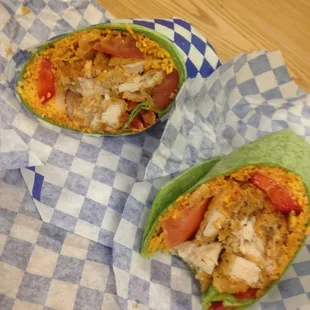Chicken chipotle wrap.