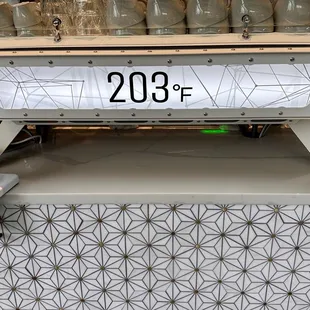 203 Degree Fahrenheit espresso machine
