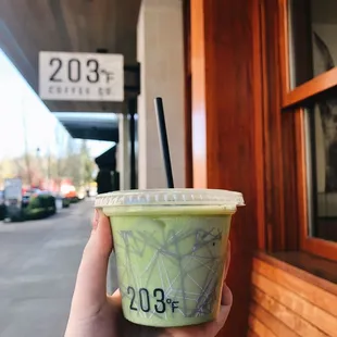 Iced Matcha Latte