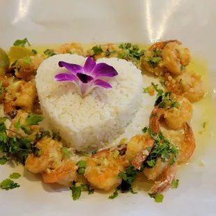 Garlic shrimp!