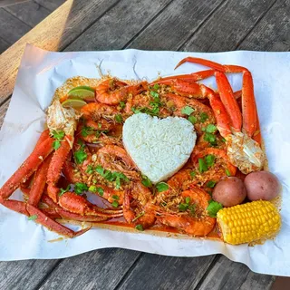 Crab and Shrimp Platter