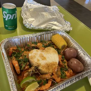 Cajun Shrimp Platter