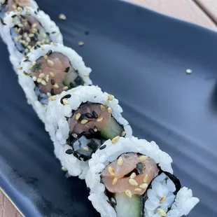 Salmon cucumber  roll - so fresh and delicious!