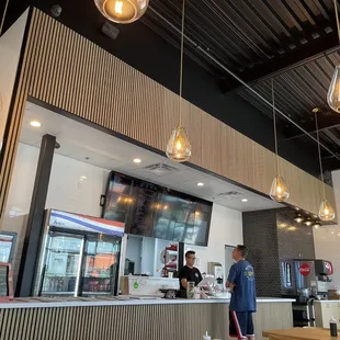 Inside the store