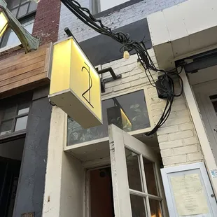 outside