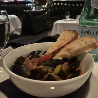 Steamed Mussels