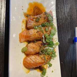 Seared salmon