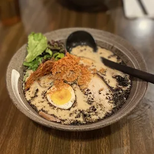 B5. Lobster Black Garlic Tonkostu Ramen