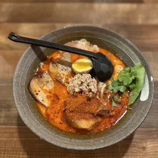 B10. Homemade Spicy Tonkotsu Ramen