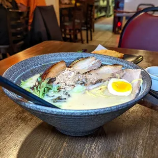 Original lobster pork flavor tonkotsu ramen $13