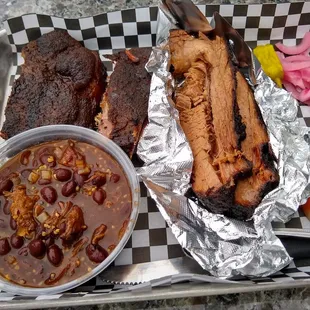 Combo plate: pretty as a picture