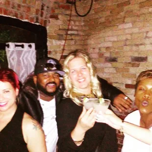 a group of people posing for a picture