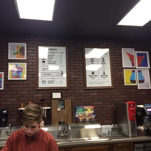 All their coffee is hand pressed to order. Really cool!